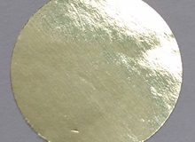 Alukaschiertes Papier, gold-glänzend