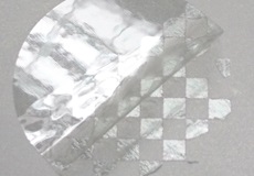 Transparent-glänzende Schachbrettmuster-Sicherheitsfolie
