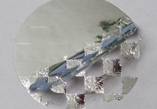 Silber-glänzende Schachbrettmuster-Sicherheitsfolie