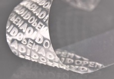 ablösbare transparente sicherheitsetiketten